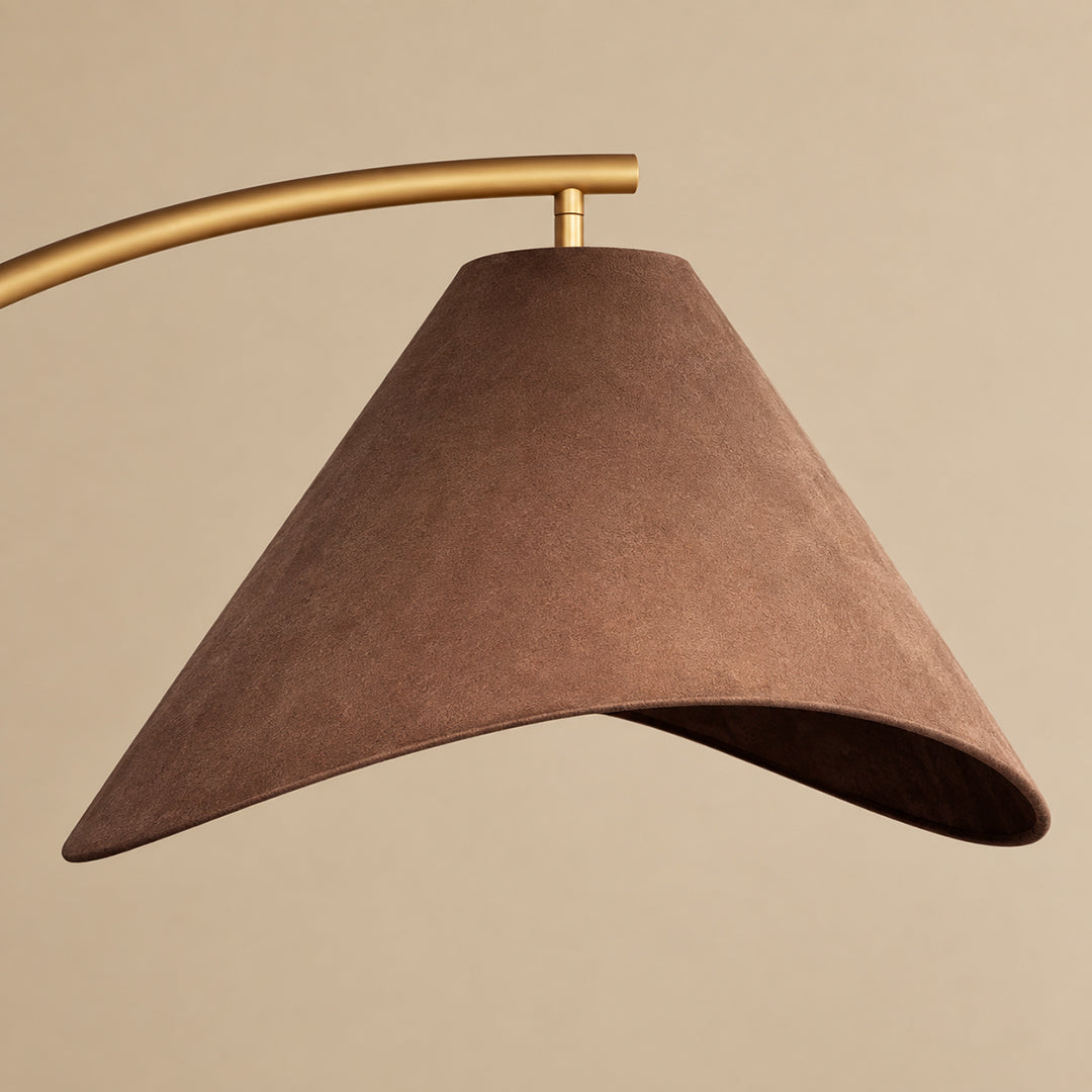 Bentra curved shade front detail