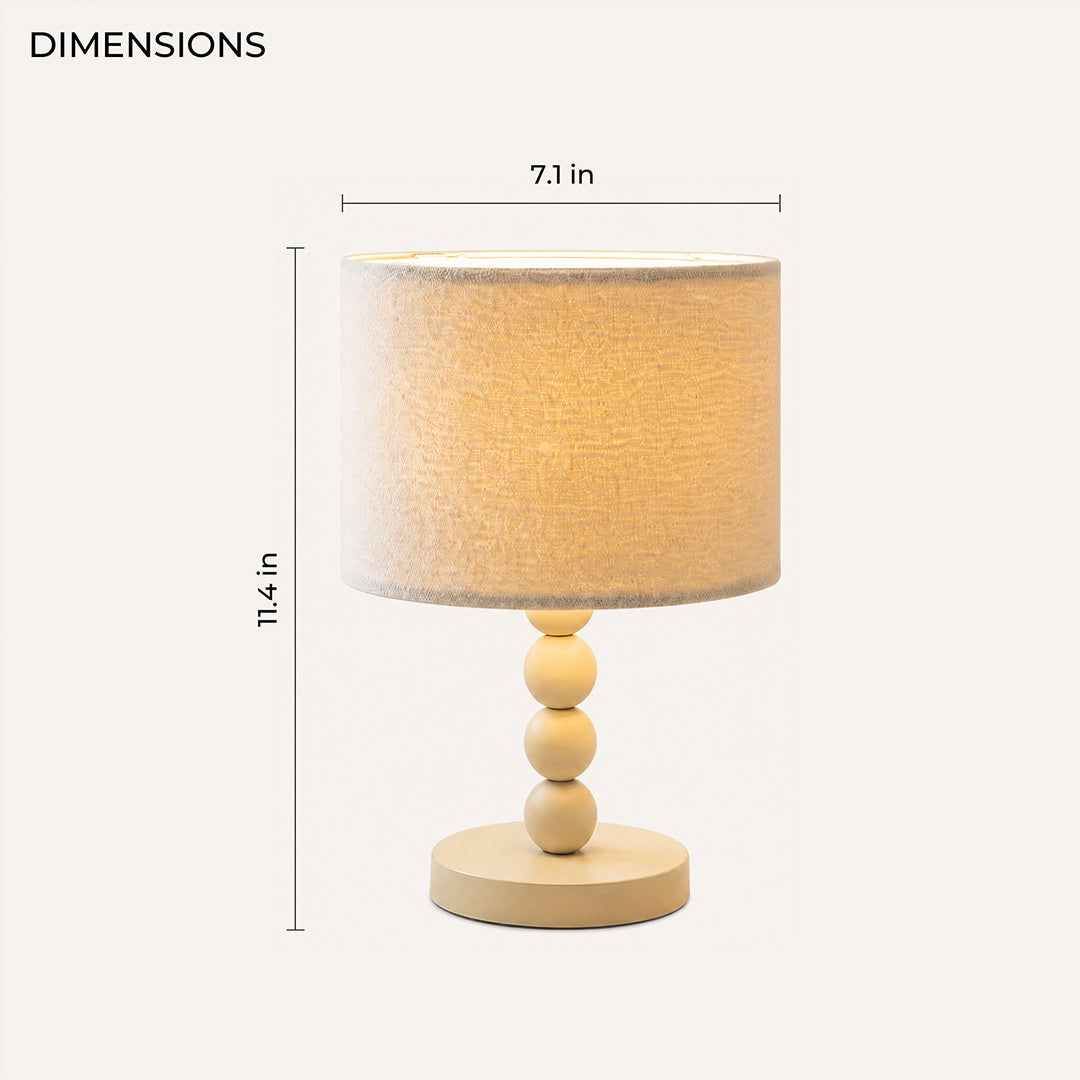 Ease & Settle ceramic bead table lamp 03