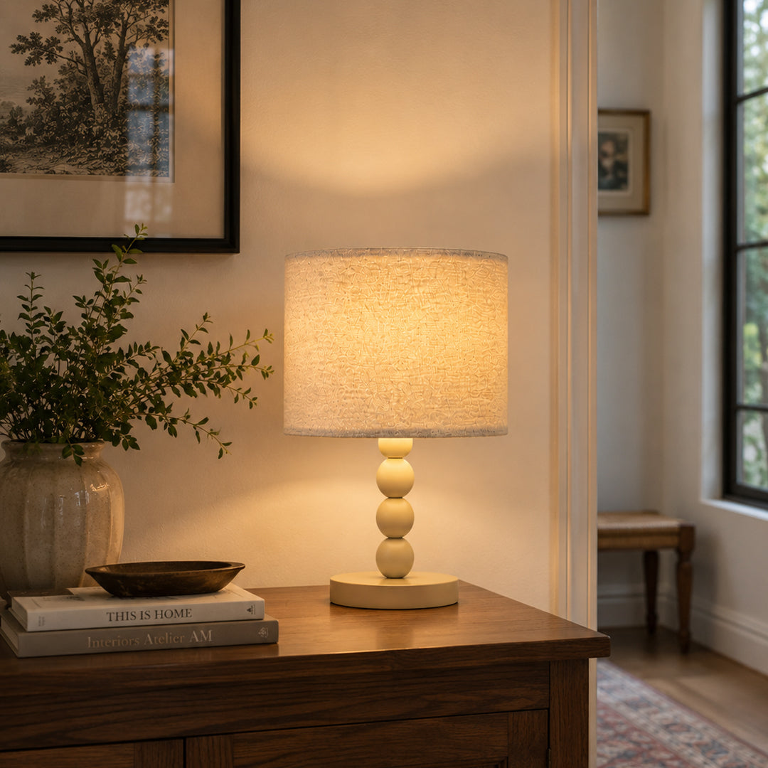 Ease & Settle ceramic bead table lamp 06