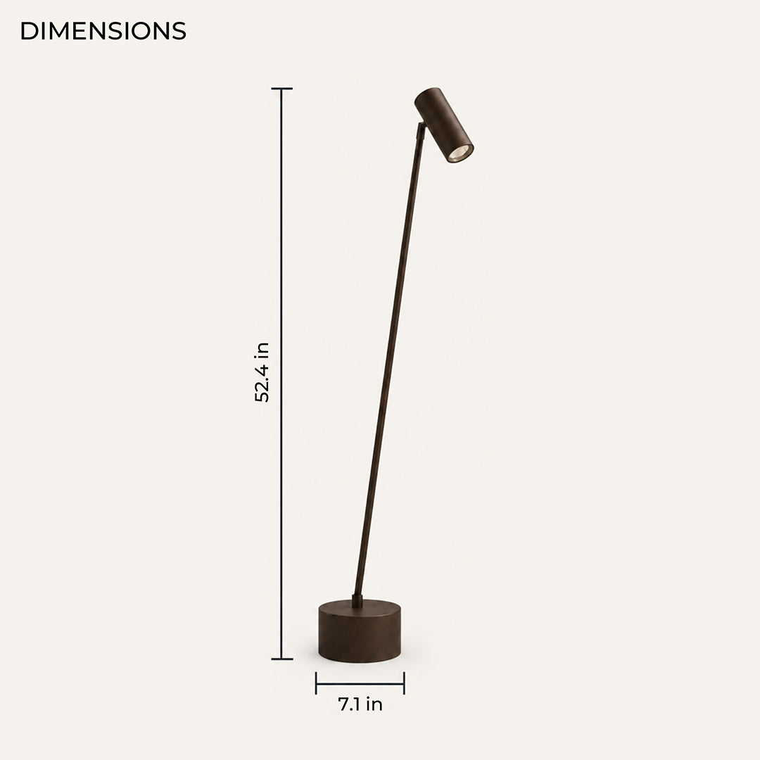 Ease & Settle minimal black floor lamp 03