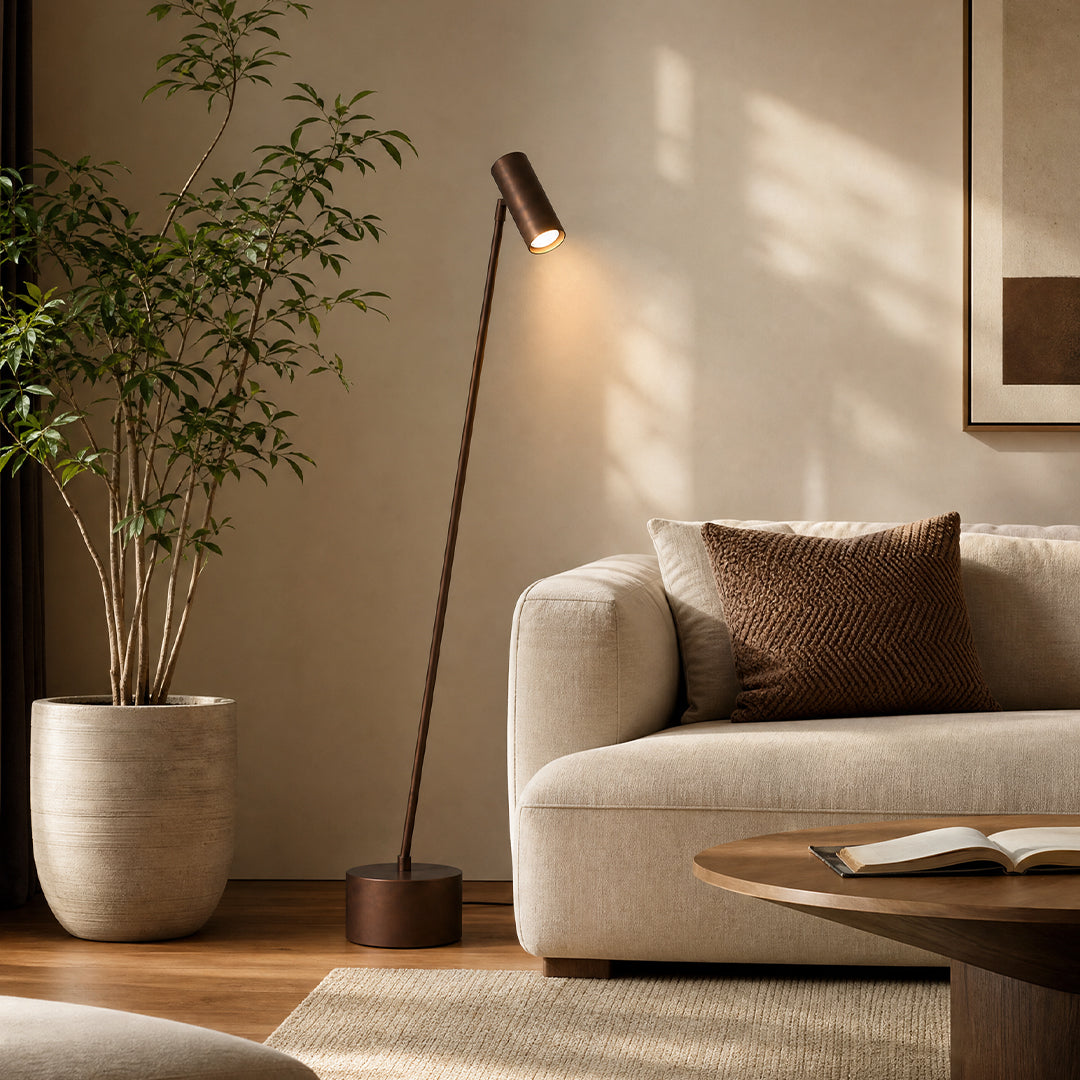 Ease & Settle minimal black floor lamp 05