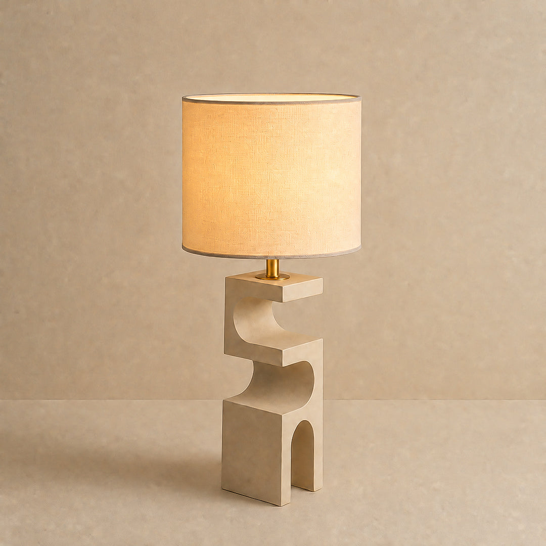 Ease & Settle sculptural geometric table lamp 02