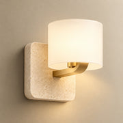 Ease & Settle travertine wall sconce 02