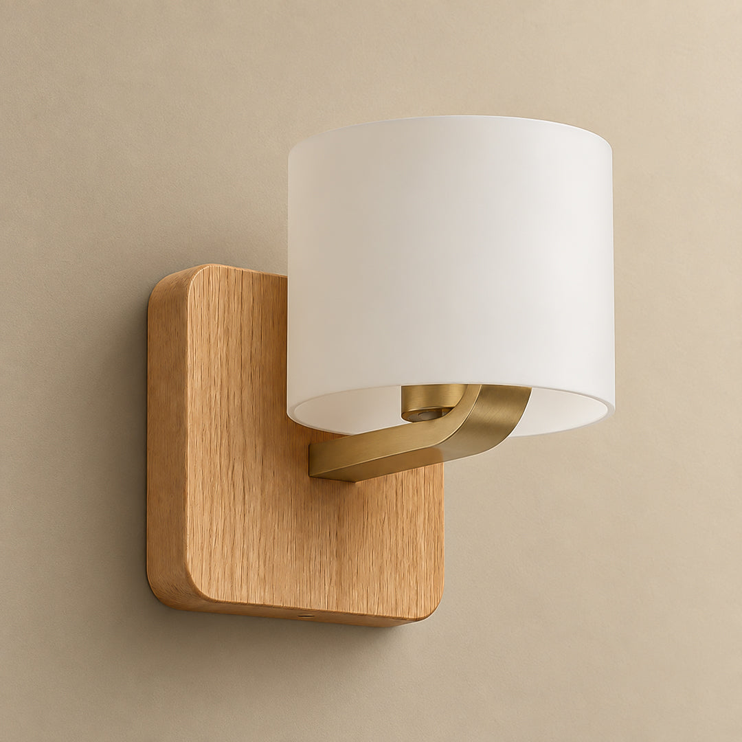 Ease & Settle wood wall sconce 01